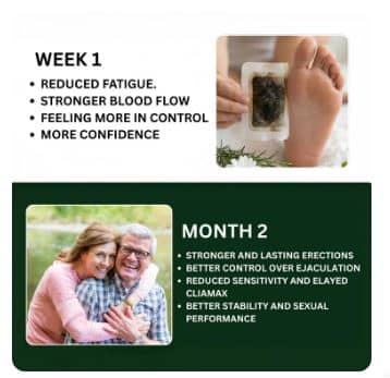 Herbal Foot Patches for Energy, Circulation & Libido Support